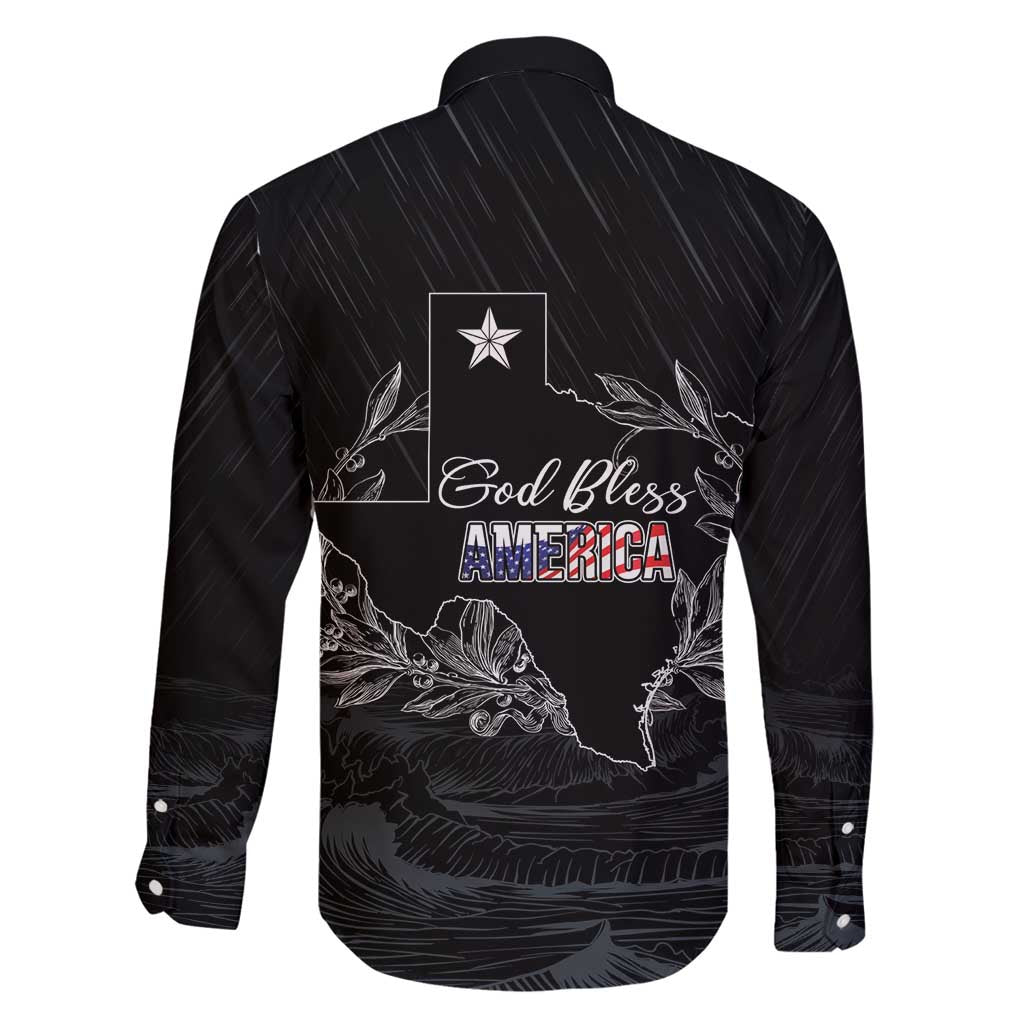 Pray for Texas Hill Country Family Matching Long Sleeve Bodycon Dress and Hawaiian Shirt - Wonder Print Shop