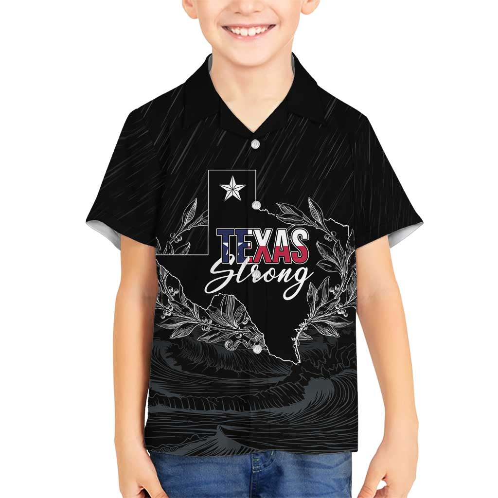 Pray for Texas Hill Country Family Matching Off Shoulder Maxi Dress and Hawaiian Shirt - Wonder Print Shop