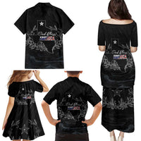 Pray for Texas Hill Country Family Matching Puletasi and Hawaiian Shirt - Wonder Print Shop