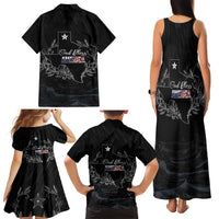 Pray for Texas Hill Country Family Matching Tank Maxi Dress and Hawaiian Shirt - Wonder Print Shop