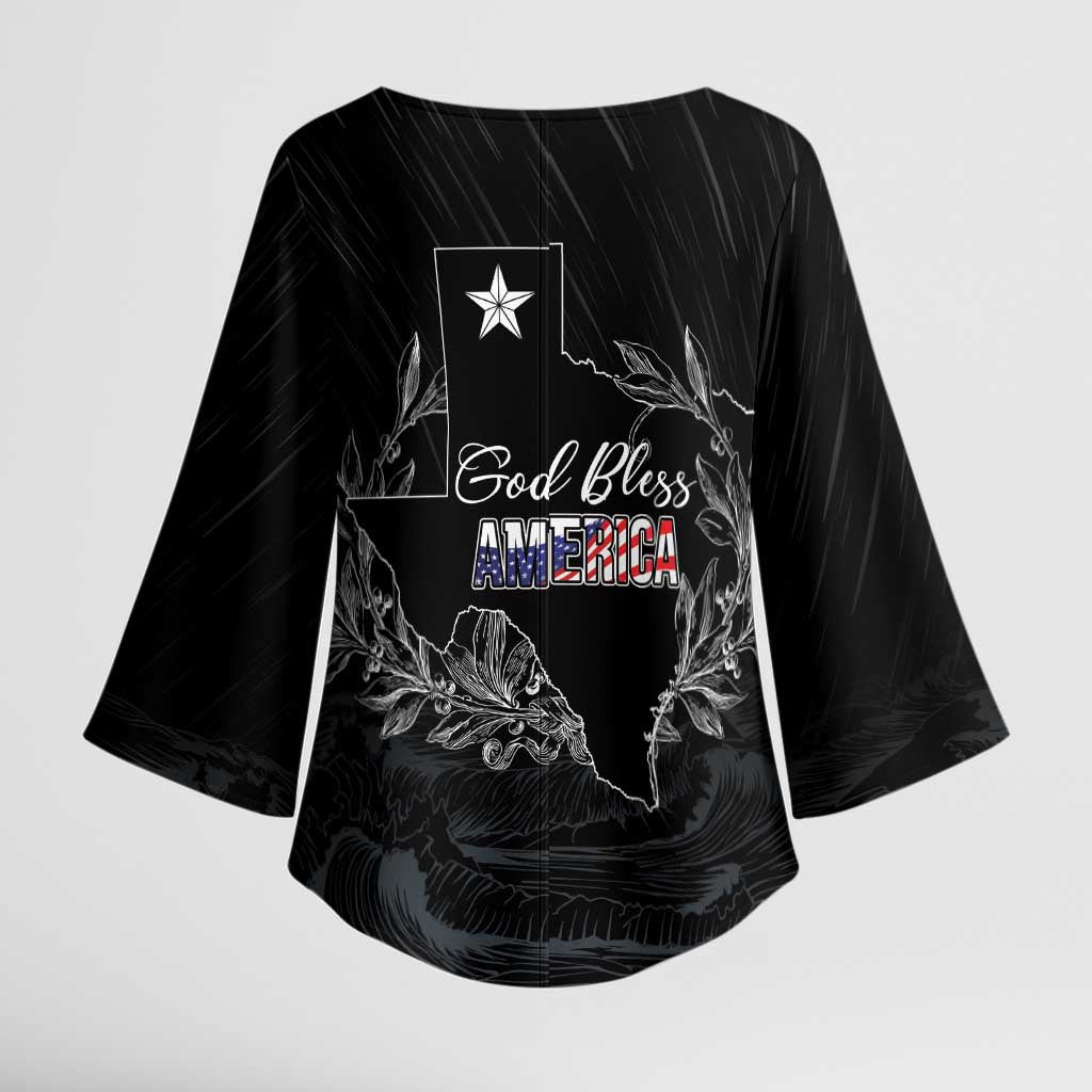 Pray for Texas Hill Country Kimono Sleeve Blouse - Wonder Print Shop