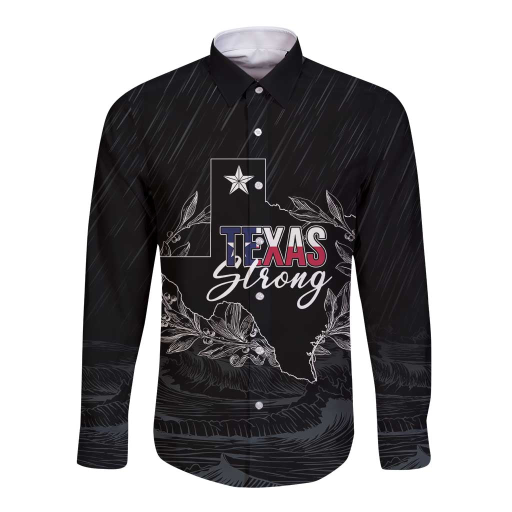 Pray for Texas Hill Country Long Sleeve Button Shirt - Wonder Print Shop