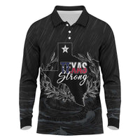 Pray for Texas Hill Country Long Sleeve Polo Shirt - Wonder Print Shop