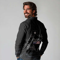 Pray for Texas Hill Country Long Sleeve Polo Shirt - Wonder Print Shop