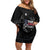Pray for Texas Hill Country Off Shoulder Short Dress - Wonder Print Shop