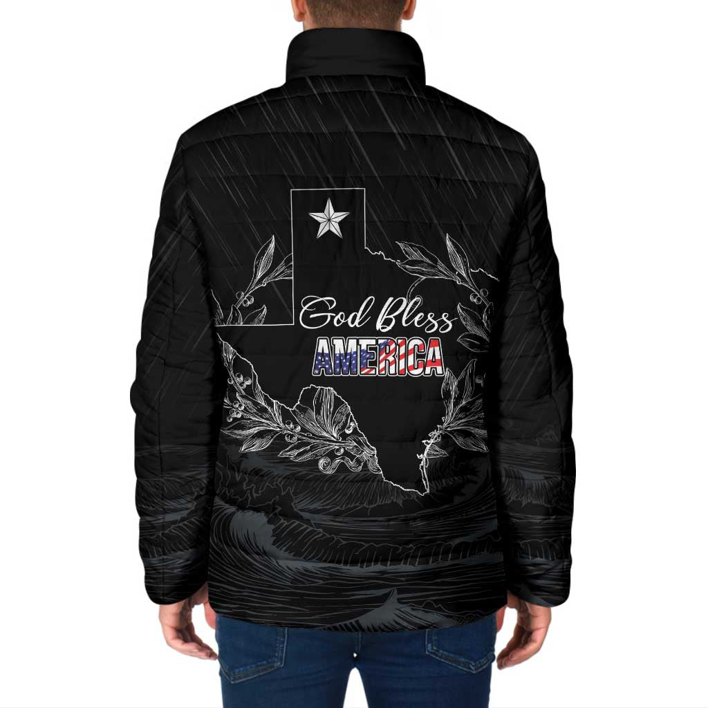 Pray for Texas Hill Country Padded Jacket - Wonder Print Shop
