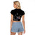 Pray for Texas Hill Country Raglan Cropped T Shirt - Wonder Print Shop