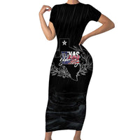 Pray for Texas Hill Country Short Sleeve Bodycon Dress - Wonder Print Shop