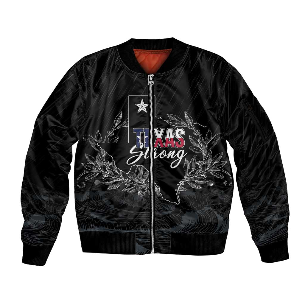 Pray for Texas Hill Country Sleeve Zip Bomber Jacket - Wonder Print Shop