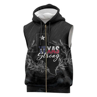 Pray for Texas Hill Country Sleeveless Zip Hoodie - Wonder Print Shop