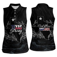 Pray for Texas Hill Country Women Sleeveless Polo Shirt - Wonder Print Shop