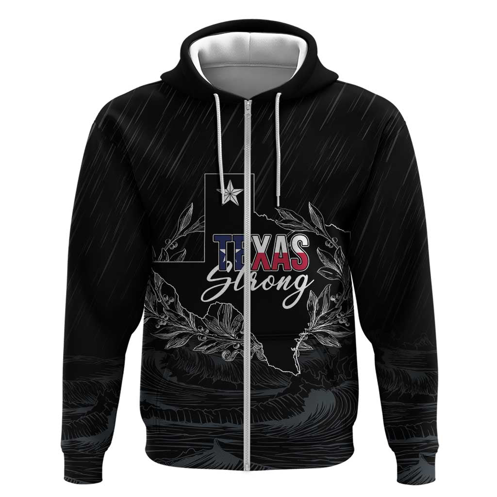 Pray for Texas Hill Country Zip Hoodie - Wonder Print Shop