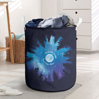 Perseid Meteor Shower Laundry Basket Starry Sky Above The Trees