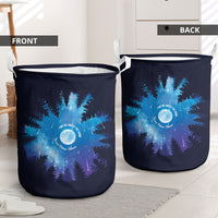 Perseid Meteor Shower Laundry Basket Starry Sky Above The Trees