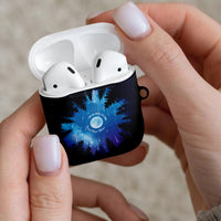 Perseid Meteor Shower AirPods Case Starry Sky Above The Trees