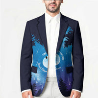 Perseid Meteor Shower Blazer Starry Sky Above The Trees