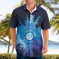 Perseid Meteor Shower Hawaiian Shirt Starry Sky Above The Trees