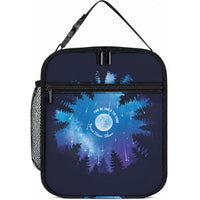 Perseid Meteor Shower Lunch Bag Starry Sky Above The Trees