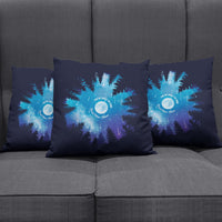 Perseid Meteor Shower Pillow Cover Starry Sky Above The Trees