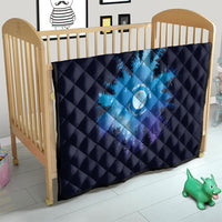 Perseid Meteor Shower Quilt Starry Sky Above The Trees