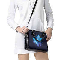 Perseid Meteor Shower Shoulder Handbag Starry Sky Above The Trees