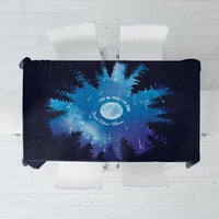 Perseid Meteor Shower Tablecloth Starry Sky Above The Trees