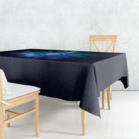 Perseid Meteor Shower Tablecloth Starry Sky Above The Trees