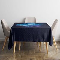 Perseid Meteor Shower Tablecloth Starry Sky Above The Trees