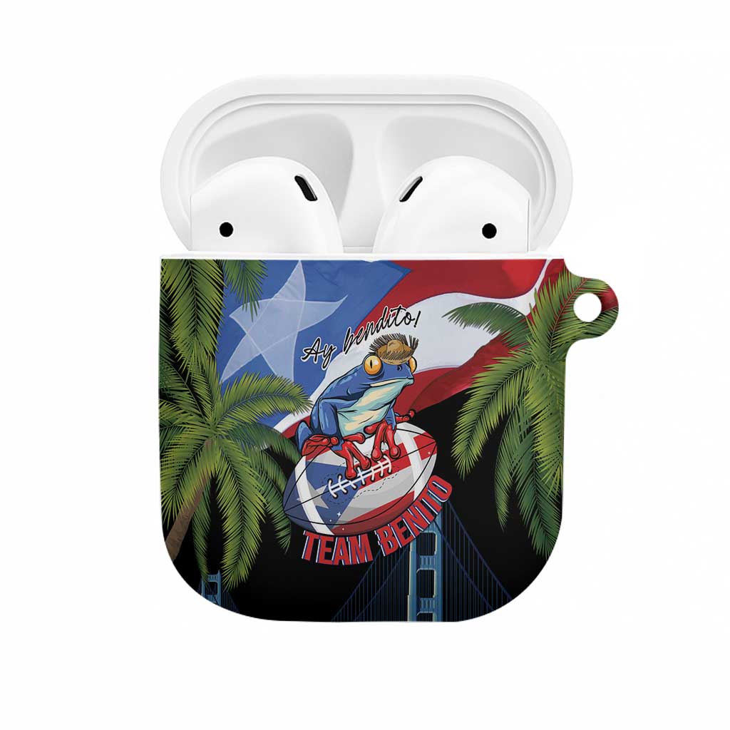 Ay Bendito! Benito Bowl Proud Boricua AirPods Case