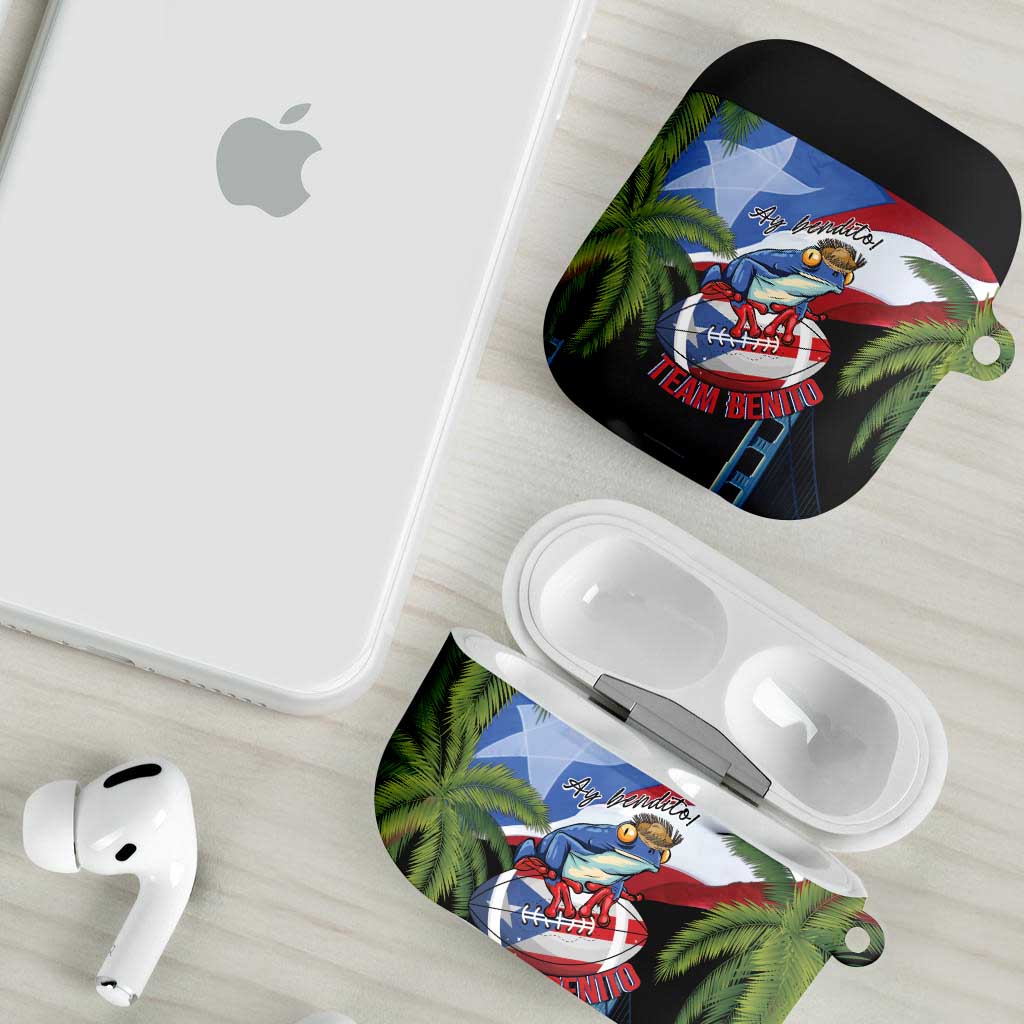Ay Bendito! Benito Bowl Proud Boricua AirPods Case