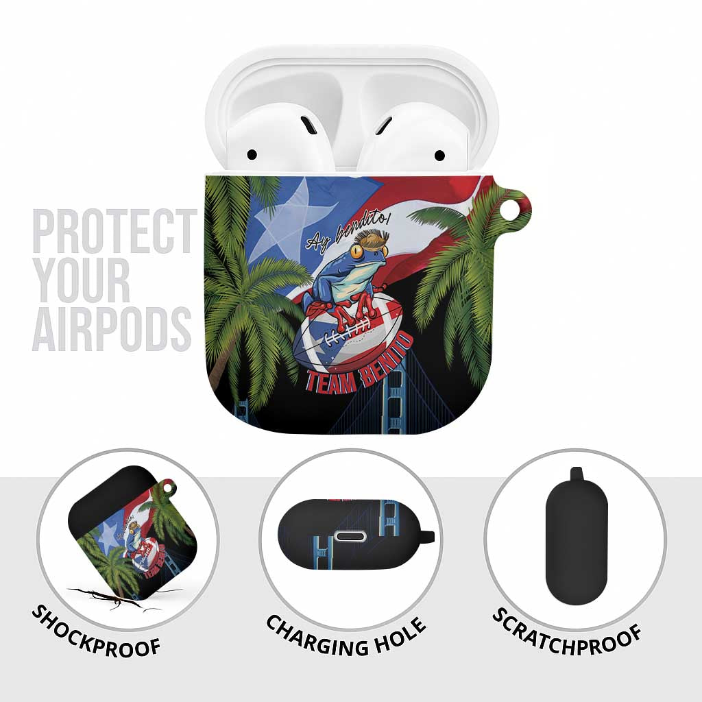 Ay Bendito! Benito Bowl Proud Boricua AirPods Case