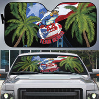 Ay Bendito! Benito Bowl Proud Boricua Auto Sun Shade