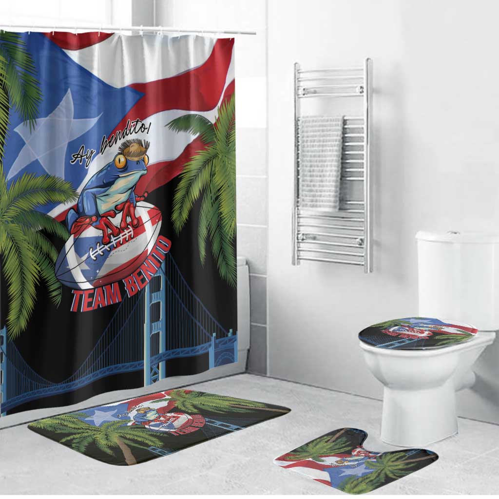 Ay Bendito! Benito Bowl Proud Boricua Bathroom Set