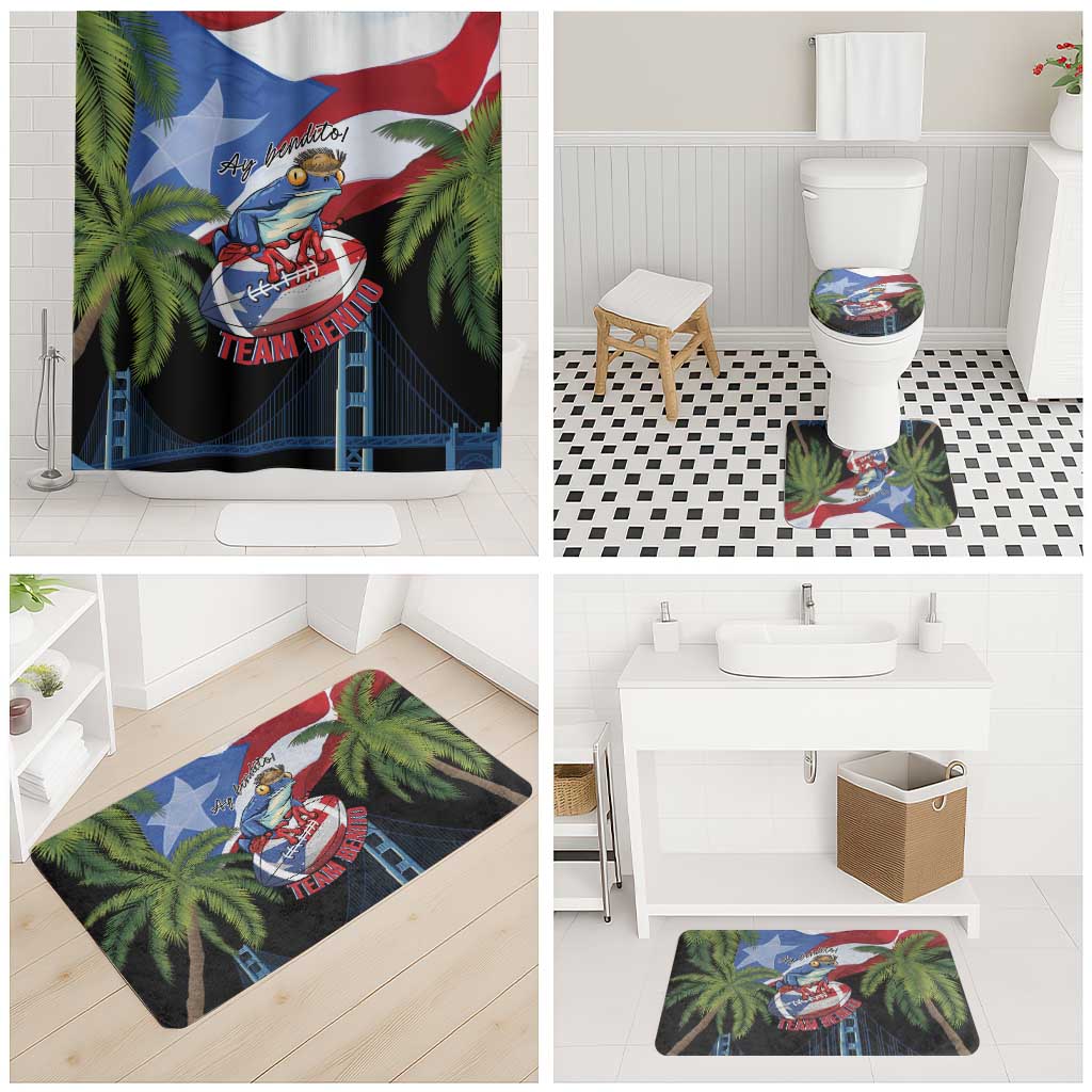 Ay Bendito! Benito Bowl Proud Boricua Bathroom Set