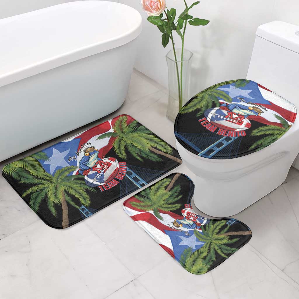 Ay Bendito! Benito Bowl Proud Boricua Bathroom Set