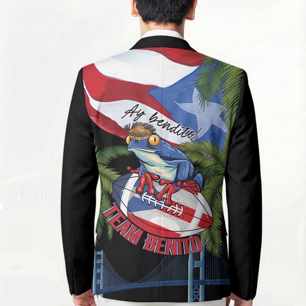 Ay Bendito! Benito Bowl Proud Boricua Blazer