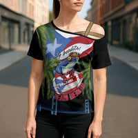 Ay Bendito! Benito Bowl Proud Boricua Cross Shoulder Shirt