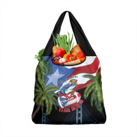 Ay Bendito! Benito Bowl Proud Boricua Grocery Bag