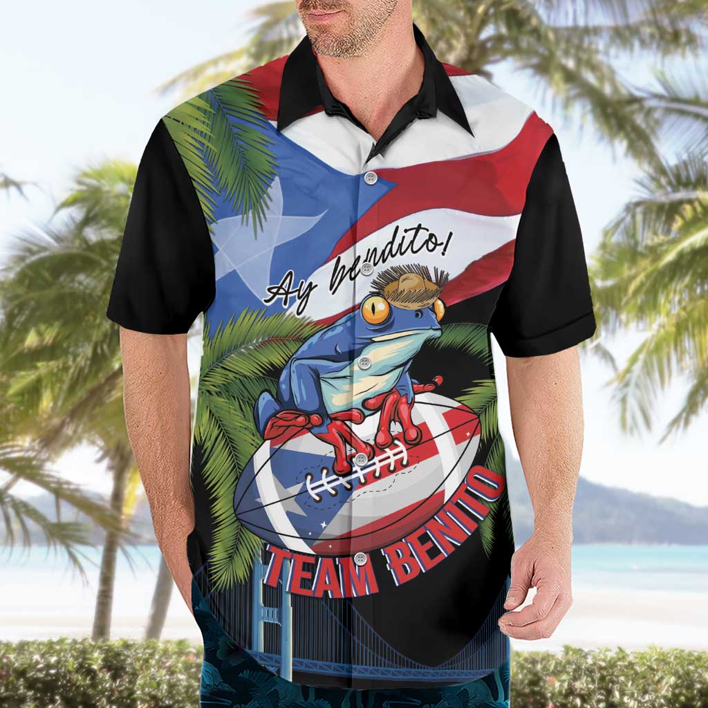 Ay Bendito! Benito Bowl Proud Boricua Hawaiian Shirt