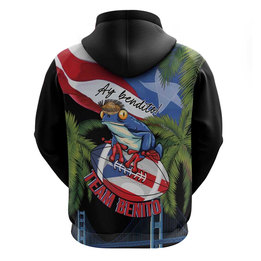 Ay Bendito! Benito Bowl Proud Boricua Hoodie
