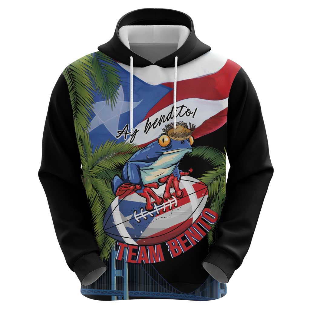 Ay Bendito! Benito Bowl Proud Boricua Hoodie