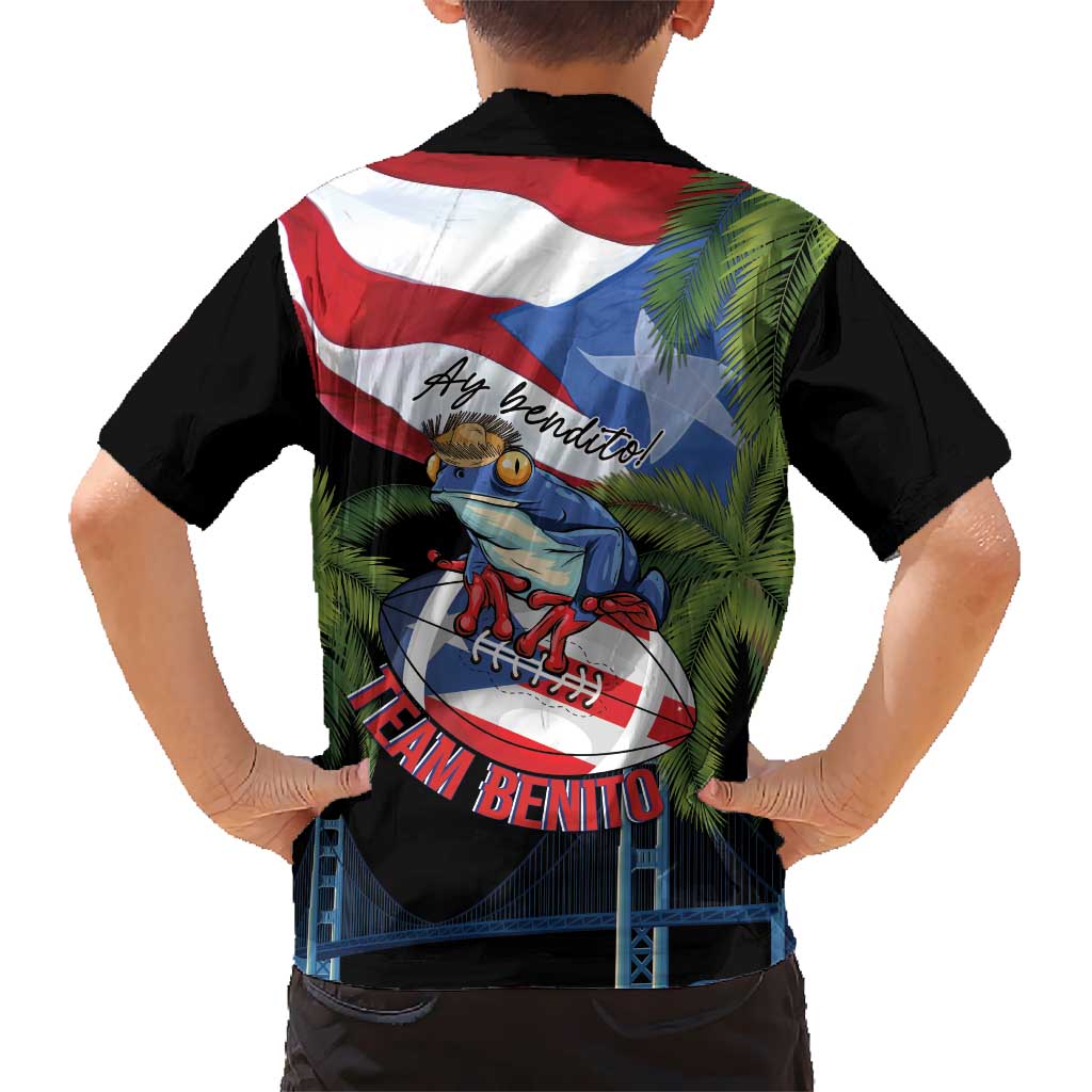 Ay Bendito! Benito Bowl Proud Boricua Kid Hawaiian Shirt