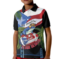 Ay Bendito! Benito Bowl Proud Boricua Kid Polo Shirt