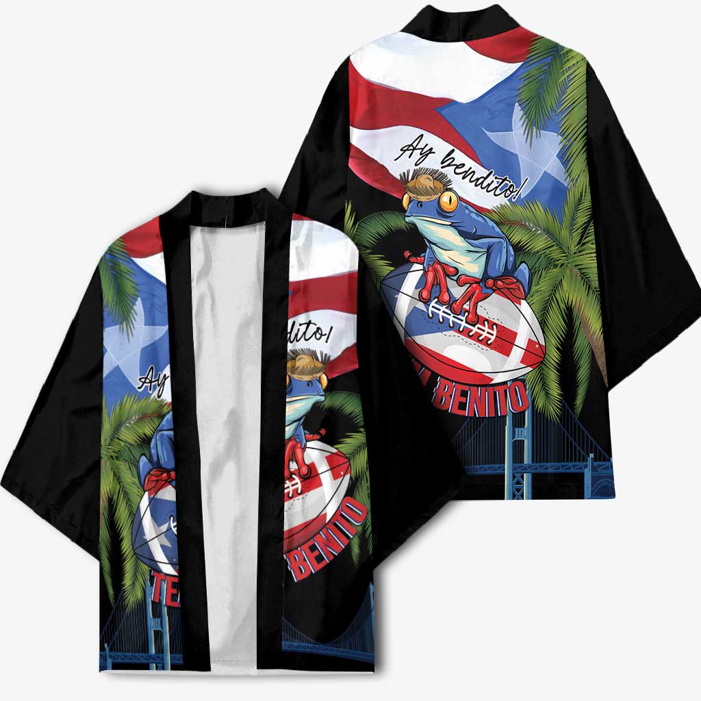Ay Bendito! Benito Bowl Proud Boricua Kimono