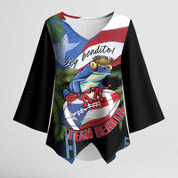Ay Bendito! Benito Bowl Proud Boricua Kimono Sleeve Blouse