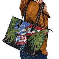 Ay Bendito! Benito Bowl Proud Boricua Leather Tote Bag