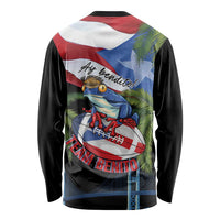 Ay Bendito! Benito Bowl Proud Boricua Long Sleeve Shirt