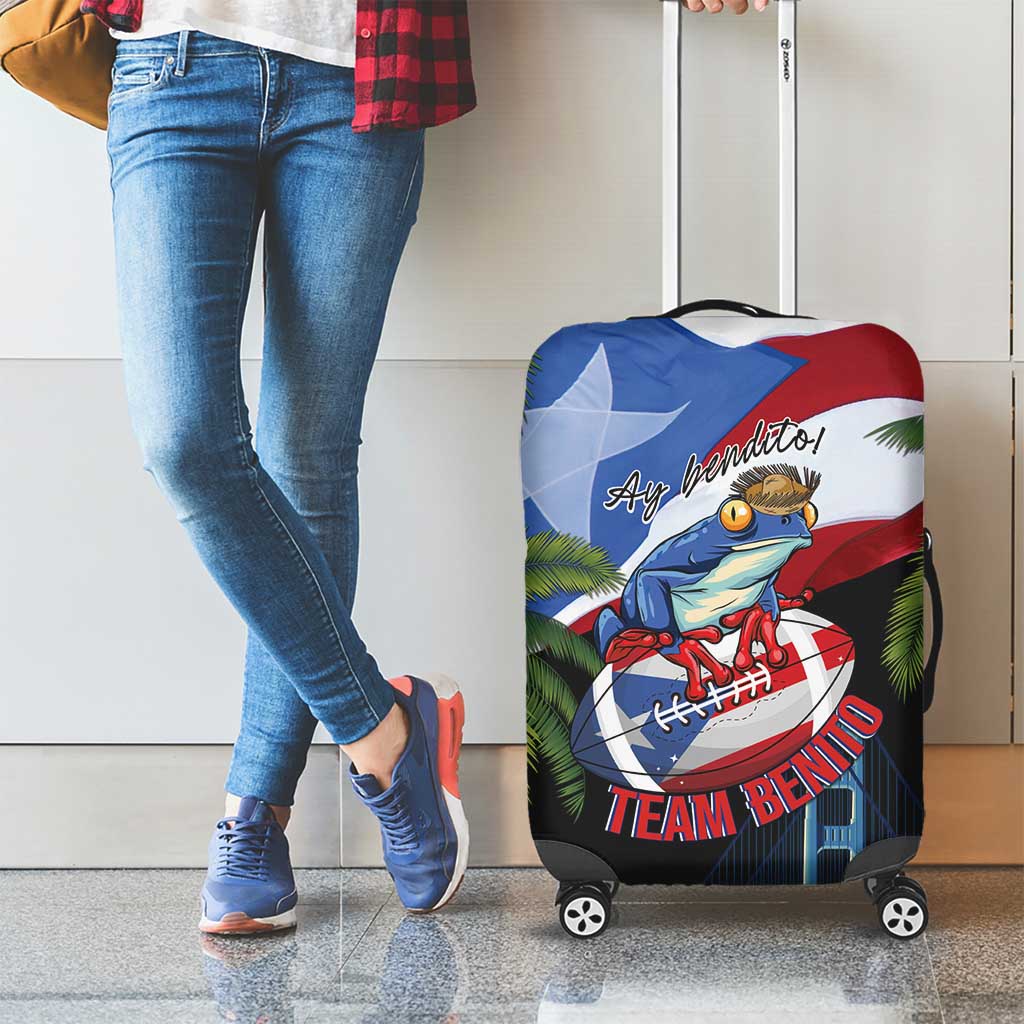 Ay Bendito! Benito Bowl Proud Boricua Luggage Cover