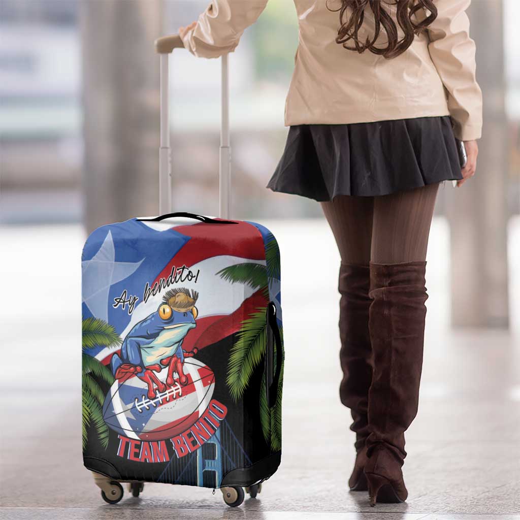 Ay Bendito! Benito Bowl Proud Boricua Luggage Cover