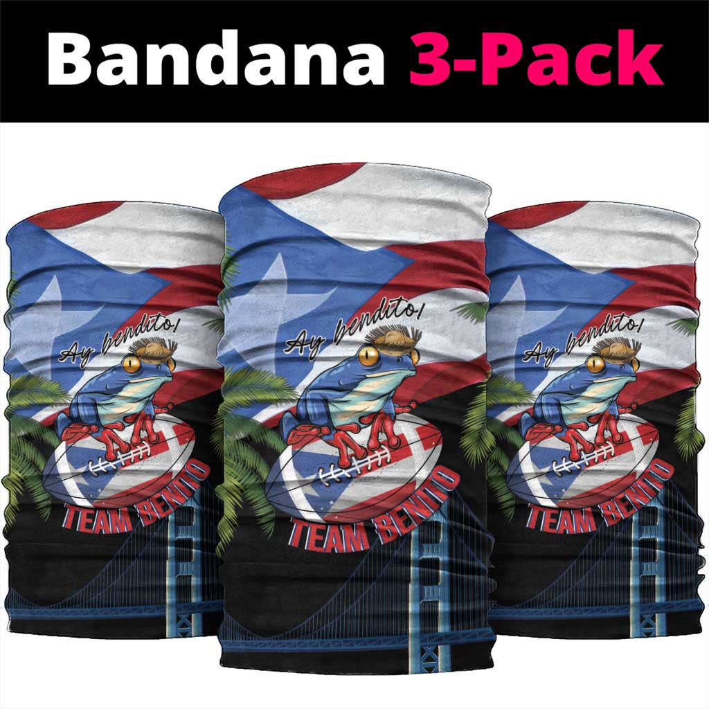 Ay Bendito! Benito Bowl Proud Boricua Neck Gaiter